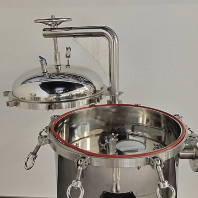 Horizontaler Filtergehäuse SWRO des Edelstahl-SS304 RO-Betriebswasserbehandlungs-Flansch