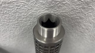 40-Zoll-Plisseefilterpatrone aus Edelstahlfaserfilz