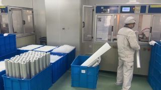 PP-Faltenfilterkartusche mit Metallaußenkäfig