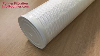 Industrielle Filterkartusche mit hohem Durchfluss, konzipiert für die Filtration mit großen Durchflussraten