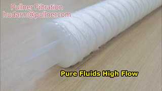 Fadengewickelte Filterkartusche mit hoher Durchflussfiltration