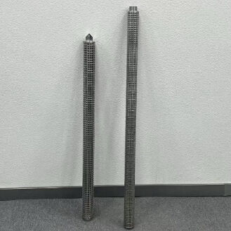 Filterpatrone aus Edelstahlfasern mit einer hohen Schmutzkapazität