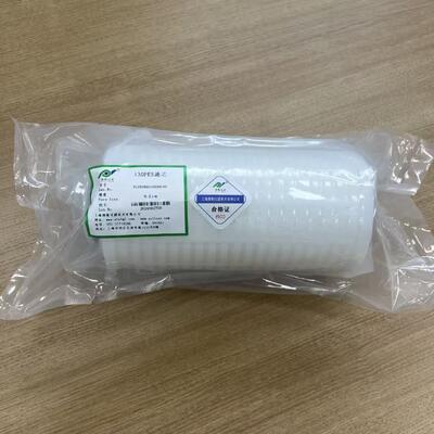 130mm Außendurchmesser plissierte Filterkartusche mit hohem Durchfluss 200L/min und 2m² Filtrationsfläche