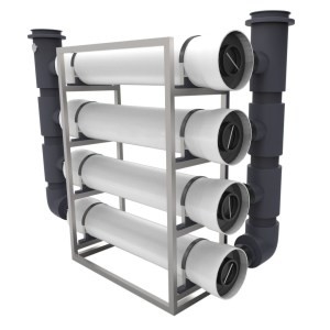Glasfasermembran-Filterpatrone Gehäuse Wasser Umkehrosmose Vorfiltration