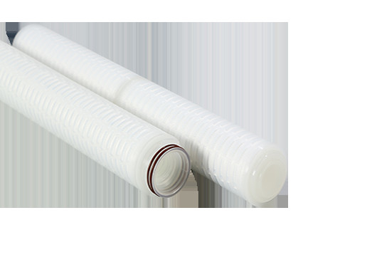 0.45um PP-Pleatfilter mit Polypropylen Endkappen Porengröße 0.1um-60um Max. Temperatur 82°C