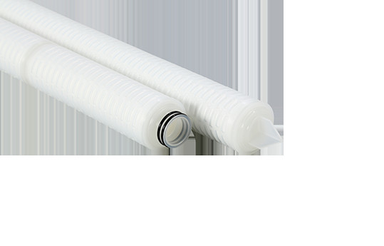 0.45um PP-Pleatfilter mit Polypropylen Endkappen Porengröße 0.1um-60um Max. Temperatur 82°C