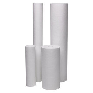 PLM-Serie Schmelzgeblasene Hochdurchfluss-Filterpatrone mit hoher Schmutzaufnahmekapazität, korrosionsbeständig und hochdruckfest