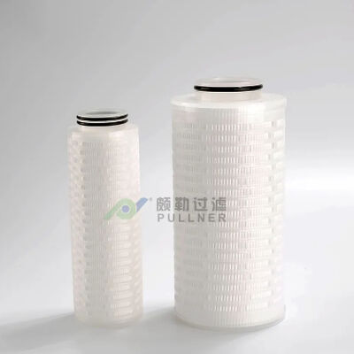 130er Serie φ130mm gefaltete Hochdurchfluss-Filterpatrone mit 200 l/min Durchflussrate und 2 m² Filterfläche