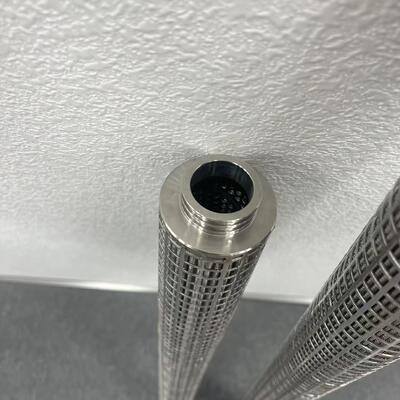 Filterpatrone aus Edelstahlfasern mit einer hohen Schmutzkapazität