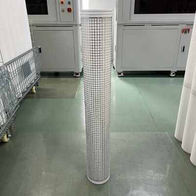40'' High Temperature Stainless Steel Filter Cartridge with 110m3/h Flow Rate for Industrial Filtration