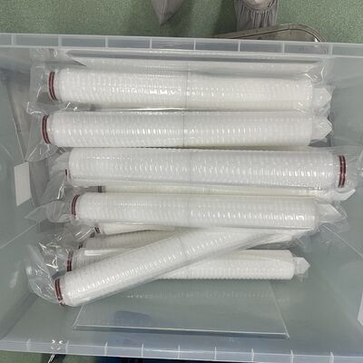 PBT Series All Polyester PET High Flow Filter Cartridge for Precision Filtration with 120°C High Temperature and 4 Bar Working Pressure