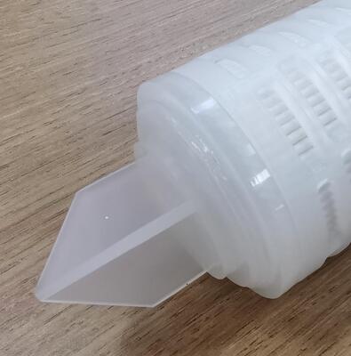 Customized PTFE Pleated Filter Cartridge with PTFE Membrane for High Flow Rate Chemical and High-Purity Liquid Filtration