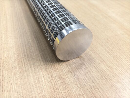 316L Filterpatrone aus Edelstahl mit großer Filtrationsfläche und hohem Temperaturvermögen