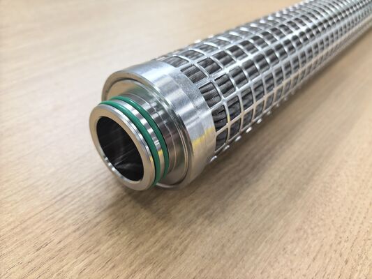 316L Filterpatrone aus Edelstahl mit großer Filtrationsfläche und hohem Temperaturvermögen