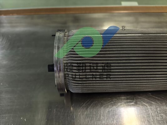 China Fabrik hergestellte 10 Zoll 316L Edelstahl-Filterkerze mit Sinterfaserfilz für Hochdruck-Industriefiltration