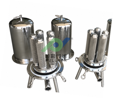 ISO-zertifiziertes Mehrpatronenfiltergehäuse aus SS304/316L für RO-Vorbehandlung und industrielle Wasseraufbereitung