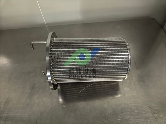 Edelstahl-Keilspaltsieb für industrielle Filtration & hohe mechanische Festigkeit und Temperaturbeständigkeit